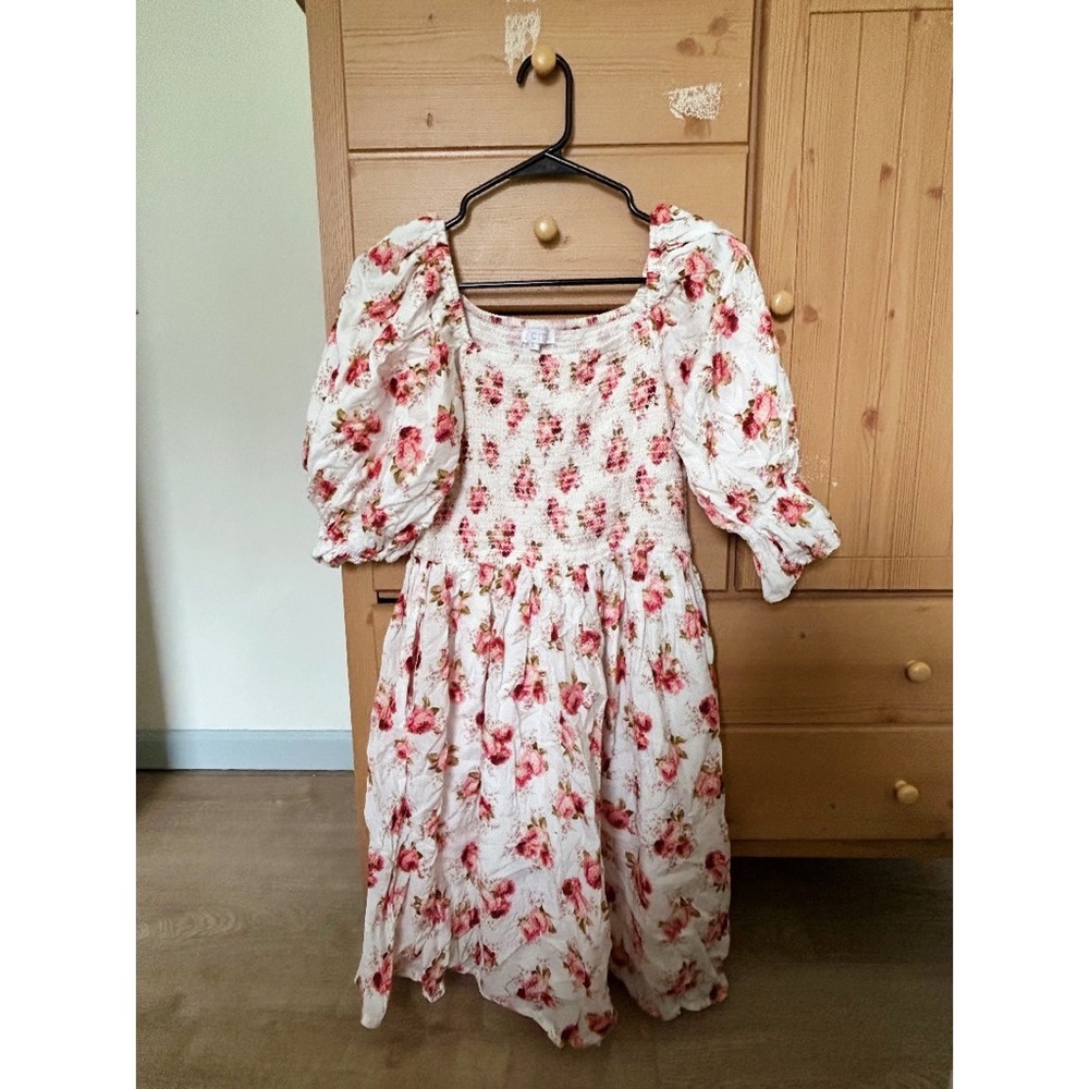 Ivy City Co. Knee Length Floral Cosette Dress